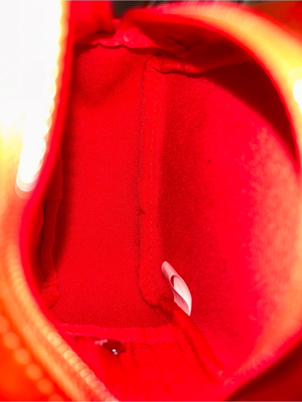 Bath & Body Works BBW Candy Cane Red Christmas Mini Backpack - Picture 5 of 6